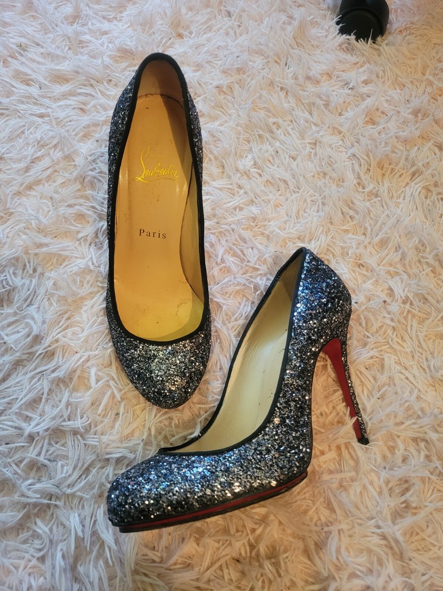 Christian Louboutin グリッター ハイヒール　36 Christian Louboutin Heels Size 36 - 36.5 Glitter | eBay