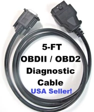 OBDII OBD2 Cable for Bartec USA Tech400+ or Tech400PRO TPMS Activation Scan Tool