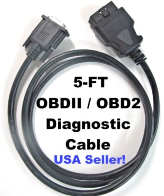 OBDII OBD2 Cable for Bartec USA Tech400+ or Tech400PRO TPMS Activation Scan Tool