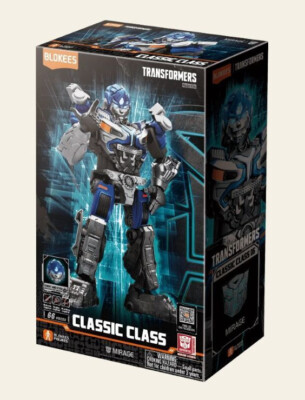5.5'' Transformers Classic Class 06 Mirage Blokees Snap Building Model Kit