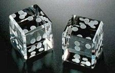 Pair of Dice Paperweight 1.5 inch With White ...