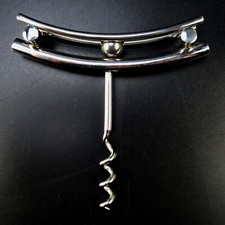 MENU Designer Edelstahl Korkenzieher Bent Falk Design Danish Stainless Steel