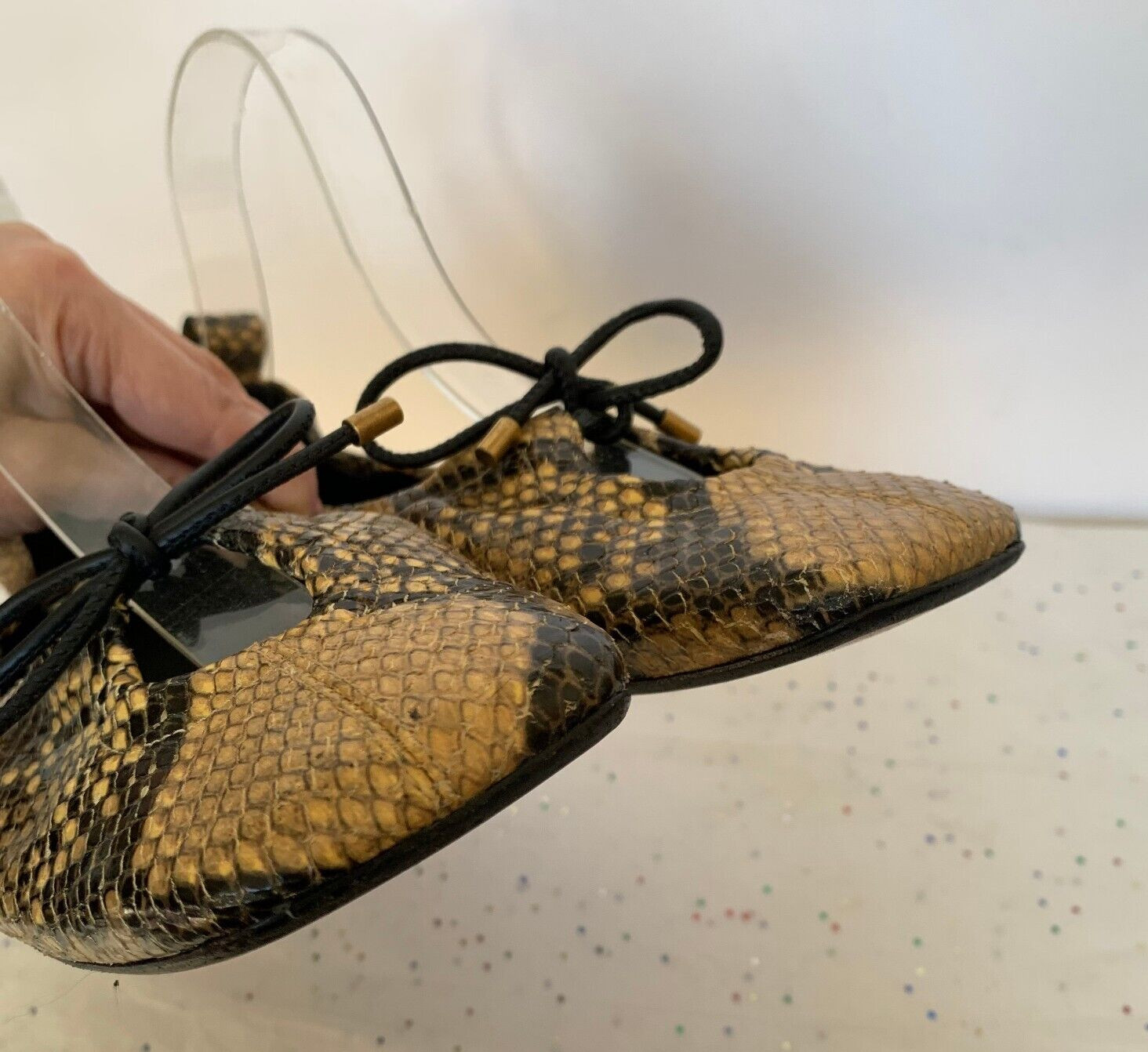 Frame Le Sunset Ballet Flats Python Multi Print B… - image 12