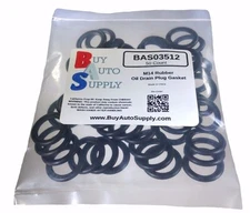 50x M14 Rubber Oil Drain Plug Gasket Washer Fits Ford F75Z-6734AA Dorman 097-146