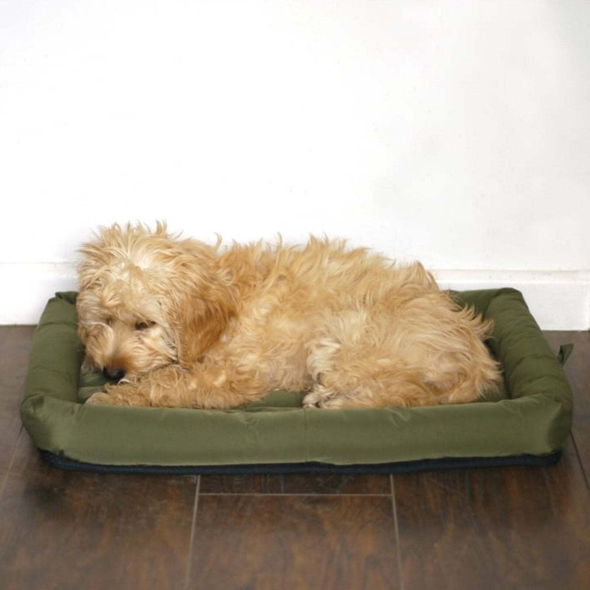 Rosewood 40 Winks Country Green Water Resistant Dog Crate Mattress