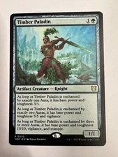 1x MTG - Timber Paladin (0020) - Commander Wilds of Eldraine - WOC- NM