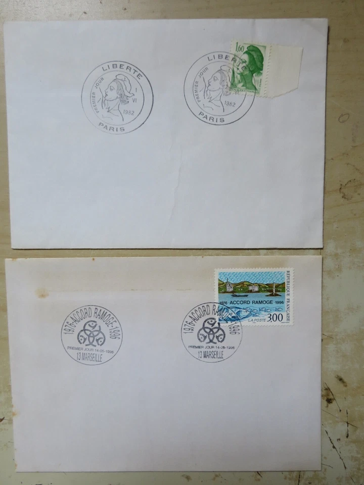 FRANCE 17 ENVELOPPES ET CARTES PREMIERS JOURS EMISSION TIMBRES DIVERS - Photo 2/4