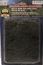 JTT SCENERY 95059 FIBER CLUSTER DARK GREEN  COARSE  HO/O SCALE    JTT95059