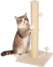 33 Inch Cat Scratching Post Cat Scratcher Natural Sisal Rope Scratch Post Trees