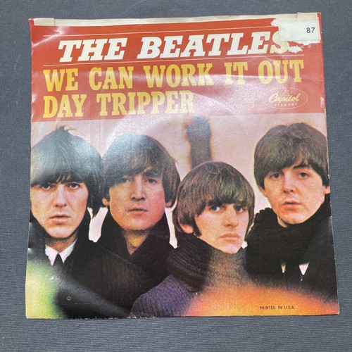 Beatles Picture Sleeve 45 - We Can Work It Out/Day Tripper - Capitol VG+