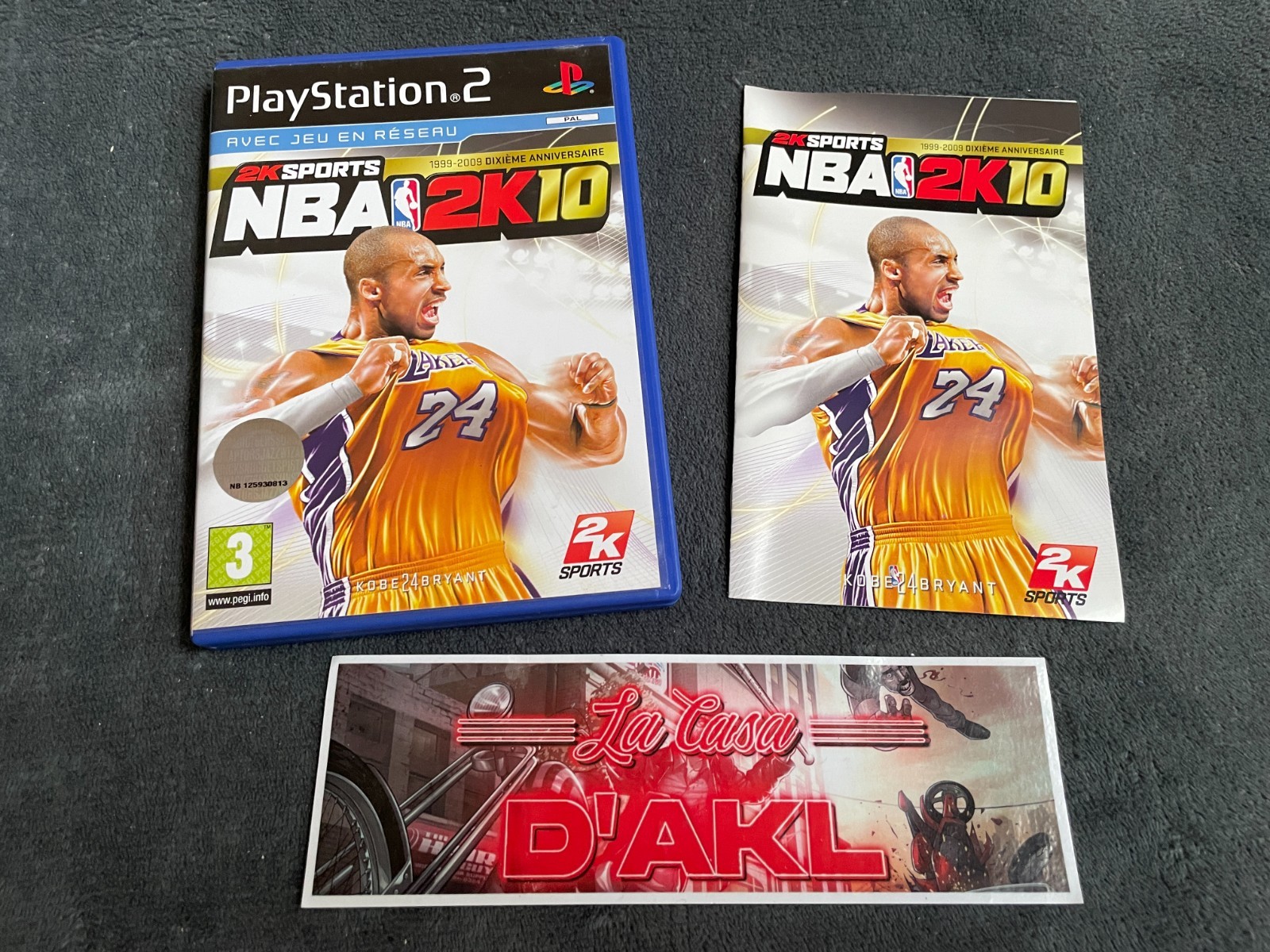 NBA 2K10 complet sur Playstation 2 - PS2 FR TTBE