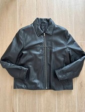 Schwarze Echtlederjacke Herren XL - Vintage S...