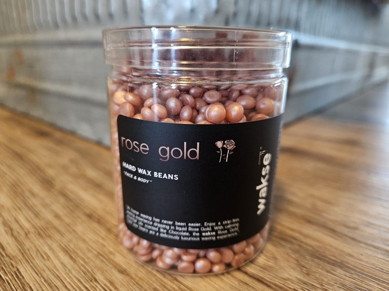 Wakse Rose Gold Hard Wax Beans 4.8 oz NEW