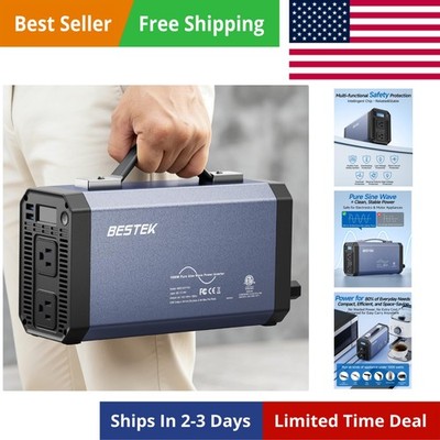 Pure Sine Wave Power Inverter - 1000W Car Inverter DC 12V to 110V AC - Car Ch...