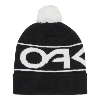 Oakley 911432-05F-U Factory Cuff Beanie Black/white Logo One Size Adult Mens