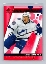 2022-23 SP Authentic - Future Watch Cole Koepke #153 Limited Red (RC) Rookie