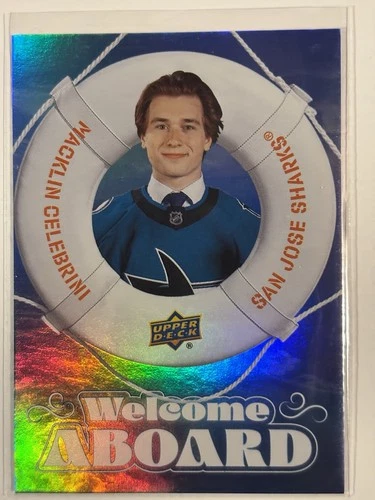 2024-2025 24-25 UD Upper Deck Welcome Aboard Macklin Celebrini Rookie RC SP