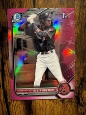 2022 Bowman Chrome 1st Alvin Guzman Fuchsia Refractor /199 BCP-18 Diamondbacks