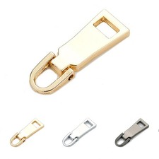 Durevole Zip Cursori Zip Pullover Ricambio 2 Pezzi Metallo Pullover Nylon Zip