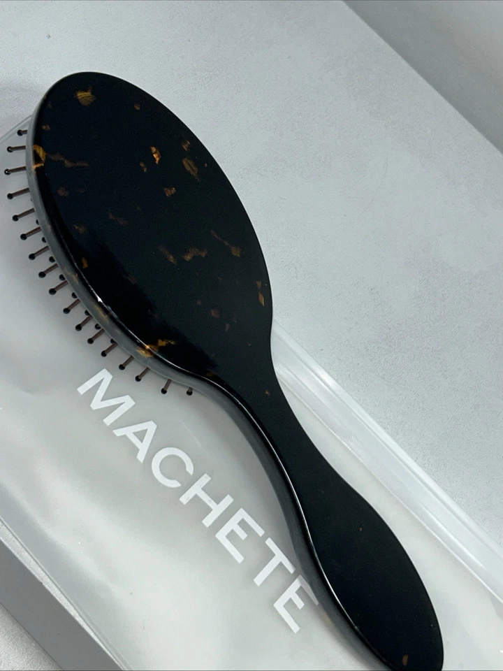 Nuevo Cepillo de Pelo Machete Grande Patrón Tortuga Oscura  Foto 4 de 4