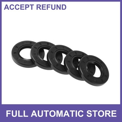 Rotary Shaft Seal Oil Seal Nitrile 70 Durometer Rubber 25x47x7mm 5 Pcs