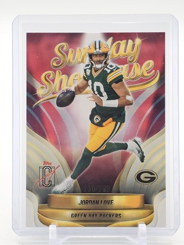 2025 Topps Signature Jordan Love Coral (RAW)