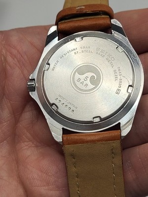 RARE ] 40MM Vintage Seiko Sports 50 7n43-8820 JAPAN Black Dial | eBay