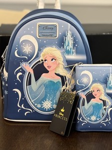 Loungefly Disney Frozen Elsa Portrait Backpack NWT -  BAM Exclusive Loungefly Disney Frozen Elsa Portrait Mini Backpack  main image 2