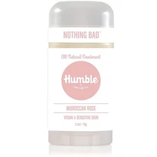 Humble Brands All Natural Vegan Aluminum Free Sensitive Skin Moroccan Rose