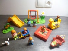 Playmobil 123 Junior Toller Spielplatz mit Schaukel Rutsche Sandkasten Dino etc.