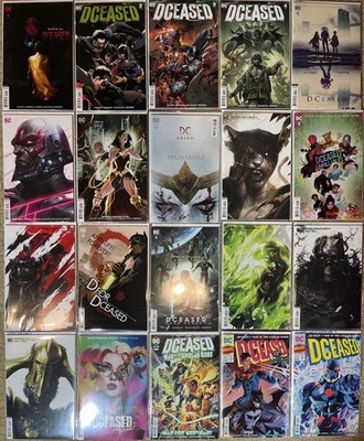 DC Comic Lot: 20 DCeased Comics! Sets, Hard Stock/Horror Movie/Homage Variants+
