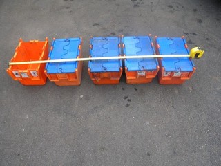 component stacking storage bins