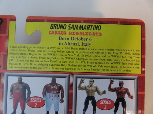 Bruno Sammartino Serie 7 Legends of Professional Wrestling Neu auf Karte - Bild 4 von 6