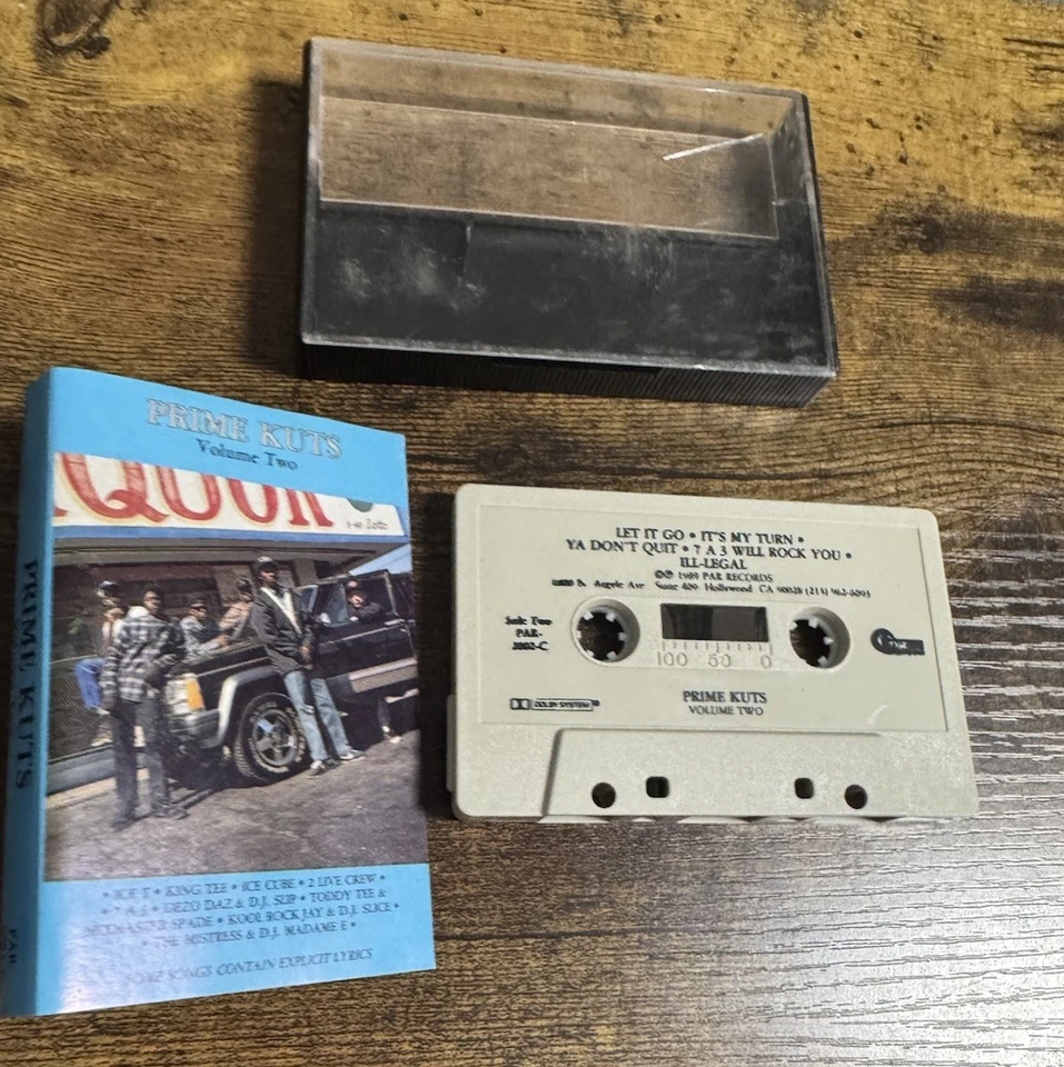 Prime Kuts Vol. 2 (Cassette 1990 Par Records) Hip-Hop Ice-T Ice Cube 2 Live Crew Foto 3 de 4