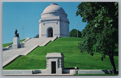 Mckinley Monument Canton OH White Stone Vintage Postcard TS-321