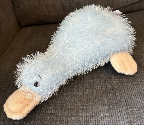 Ganz Webkinz GOOGLES Platypus Duck Goose Plush HM333 Blue 11" Stuffed NO CODE - Picture 2 of 7