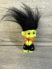 Vintage 90's Troll Doll 5 Frankenstein Halloween Russ 18503