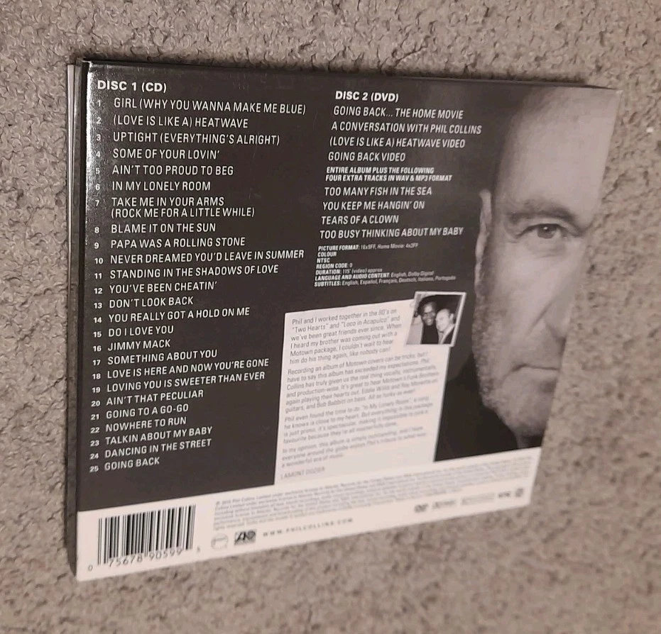 PHIL COLLINS: Going Back - Ultimate Edition, CD & DVD, im Digipak, 2010 - Bild 3 von 3