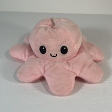 Teeturtle Original Reversible Octopus Plushie Mood Pink  Fuchsia Happy/Sad Toy