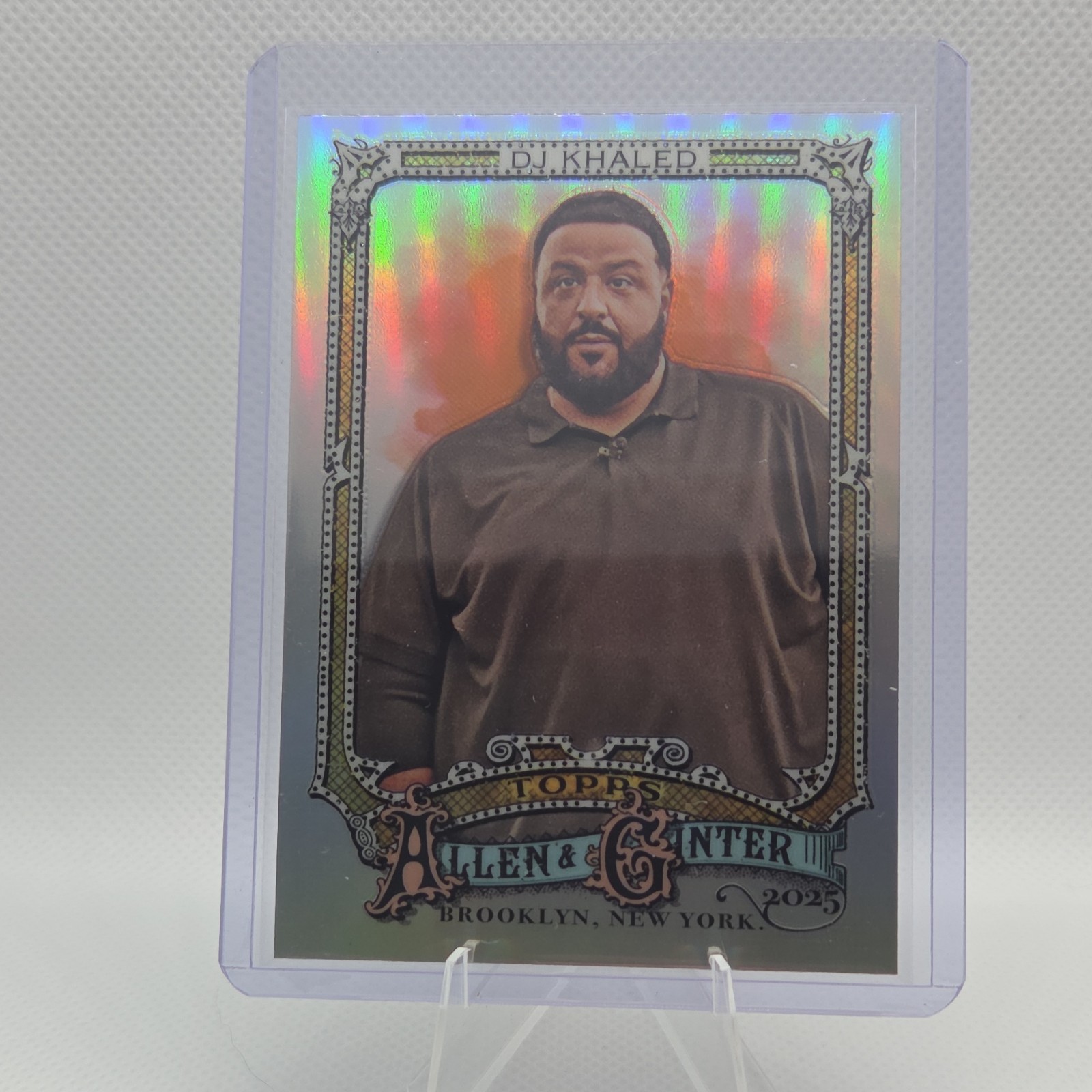 2025 Topps Allen & Ginter DJ Khaled Refractor #208 Music Trading Card