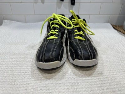 Dexter Slide Rite Biwling Shoes Mens Size 10 - Black W/ White Stripes