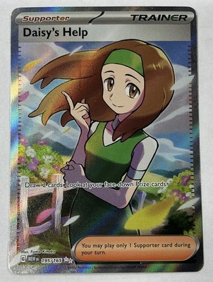Pokémon Daisy's Help Trainer Ultra Rare Full Art Holo Scarlet & Violet 151
