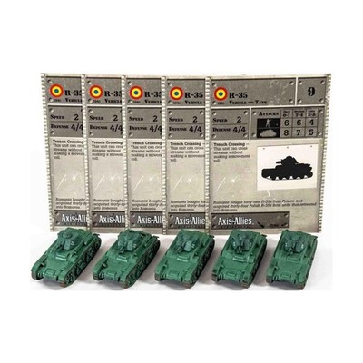 WotC Axis & Allies Eastern Front R-35 (U) x5 NM