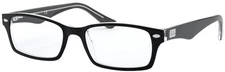 Ray-Ban Optical RX 5206 black on transparent 2034 Eyeglasses