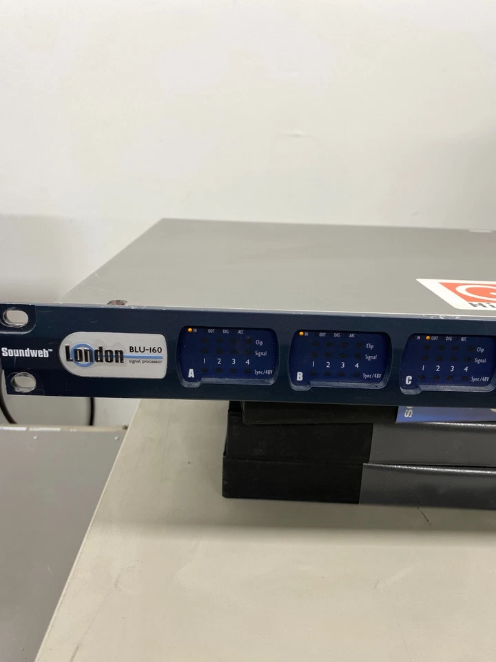 BSS Soundweb London Blu-160 Audio DSP Signal Processor BLU160 - Image 3 of 4