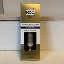 RoC Retinol Correxion Deep Wrinkle Night Cream+ Advanced Retinol  1.0 oz New