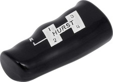 Reproduction Hurst T-handle Shifter Knob 4-speed Black Molded Plastic - 38-16