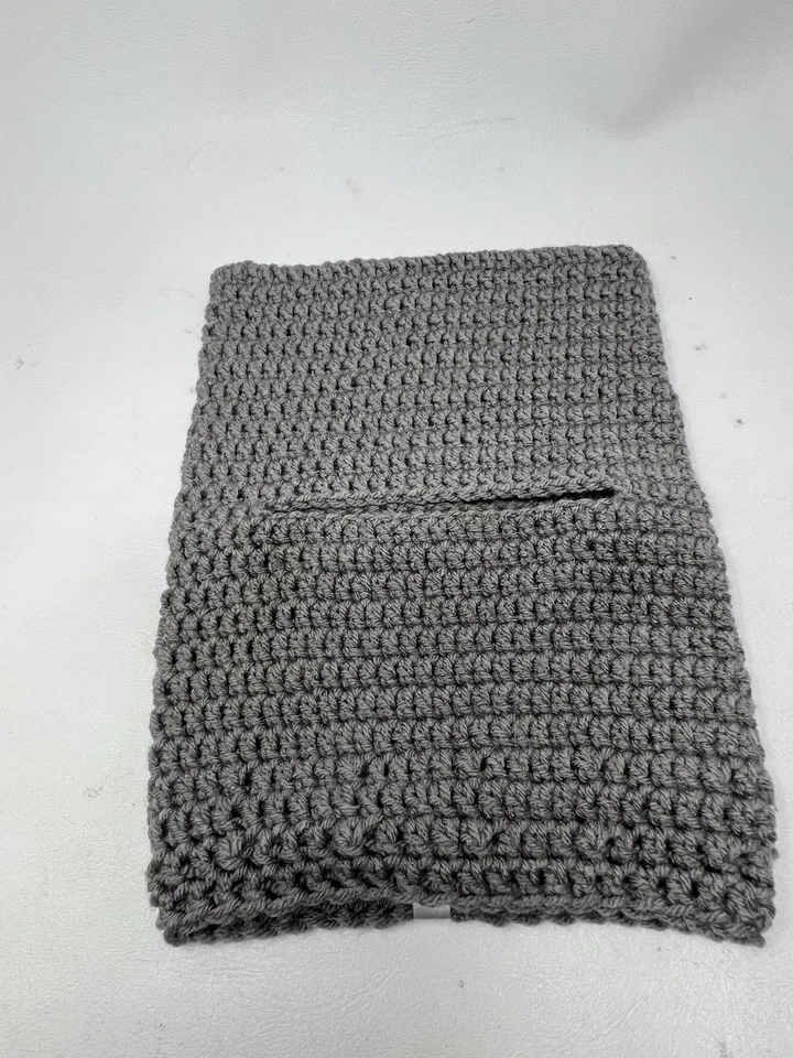 DYUTOI handmade crocheted balaclava grey NWOT - Image 2 of 3