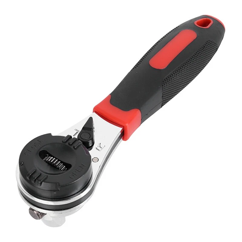 6-22mm Adjustable Drive Ratchet Socket Wrench Universal Spanner  SAE Metric Tool - Image 4 of 4