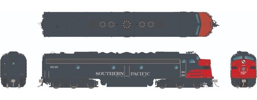 Rapido ~ Escala HO ~ EMD E8A ~ Southern Pacific SP #6050 ~ Versión DC ~ 28098 | Zustand: New